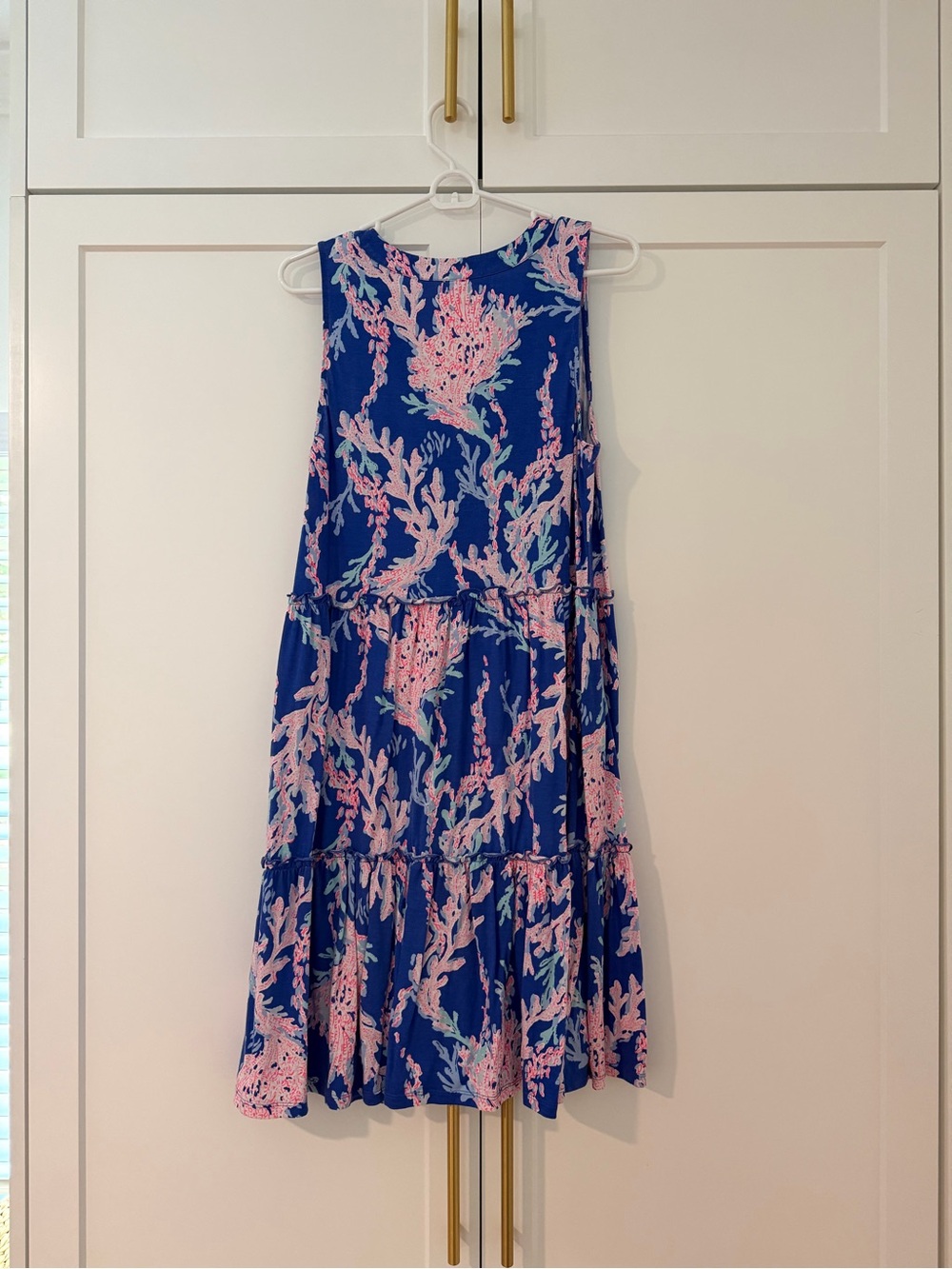 Lilly Pulitzer Lorina Swing Dress in Borealis Blue Swim On Over - Picture 2 of 5